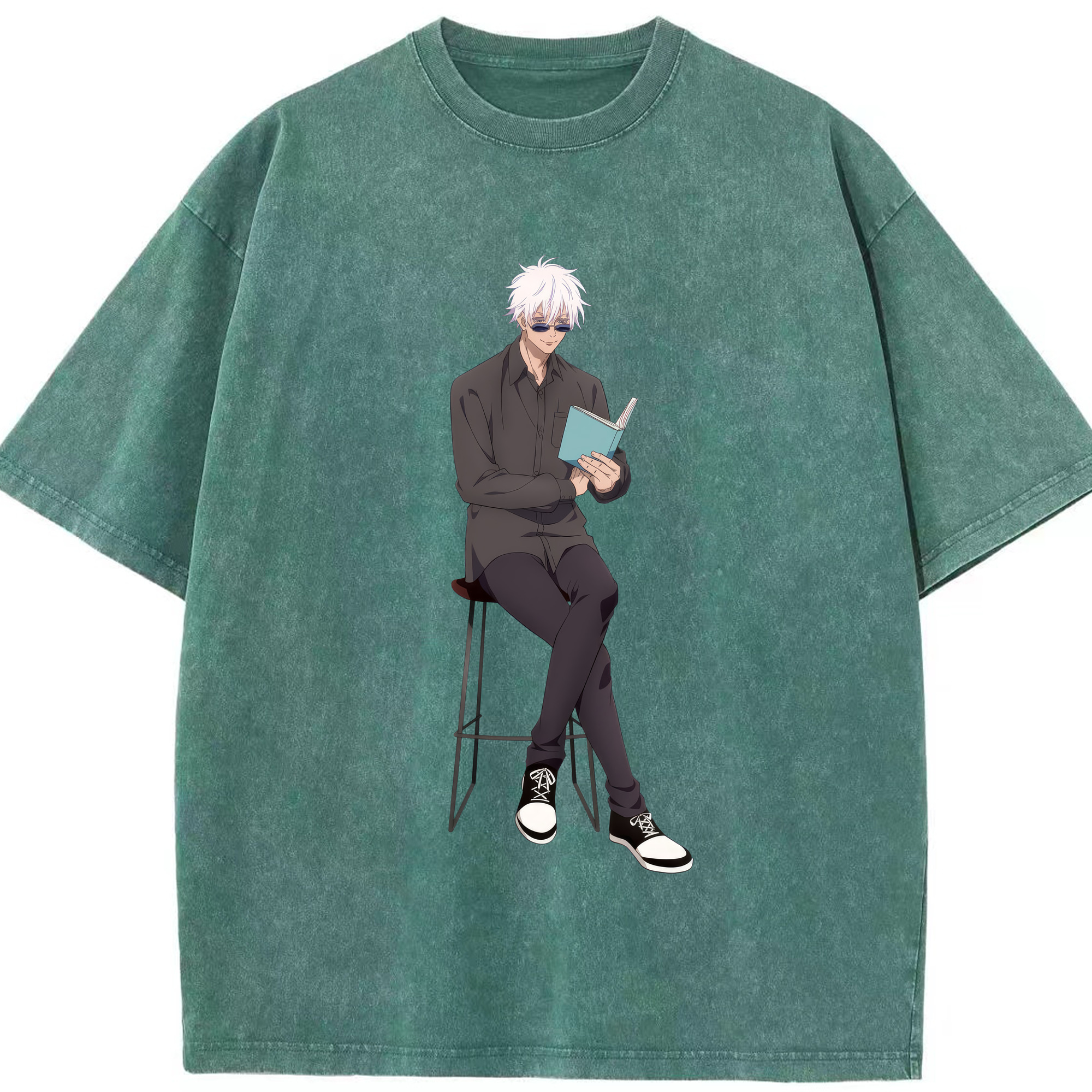 （画像用） 呪術廻戦 Jujutsu Kaisen 綿100% ヴィンテージ風 半袖Tシャツ（フロントプリント）
